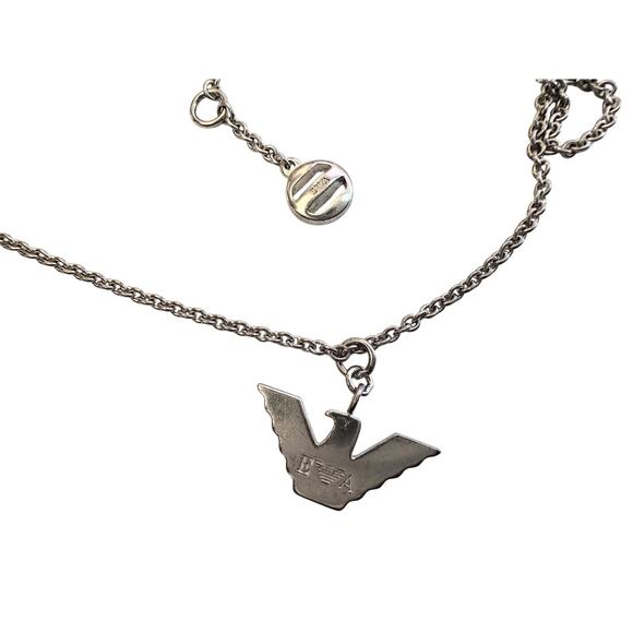 Emporio Armani Rhinestone Eagle Pendant with Necklace - Picture 9 of 10
